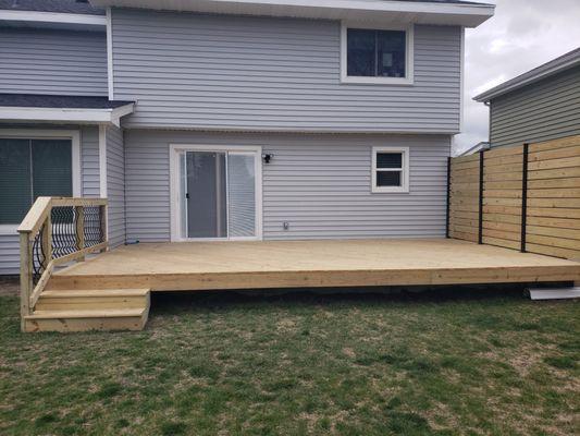 New deck in Johnston