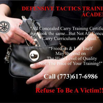 Quality Training For People Who Are Serious About Their Firearms Training!