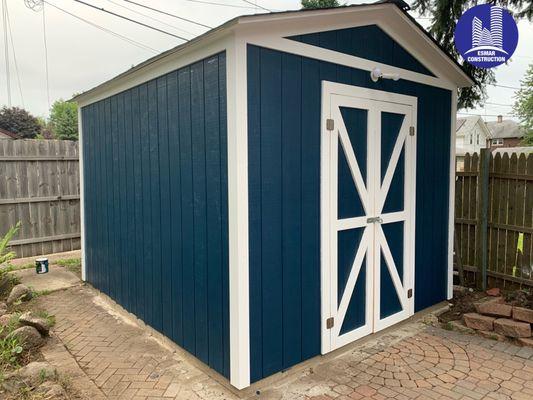 Spacious shed built from bottom to top! #ESMARCONSTRUCTION