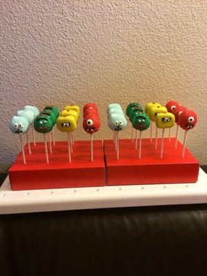 Monster cake pops