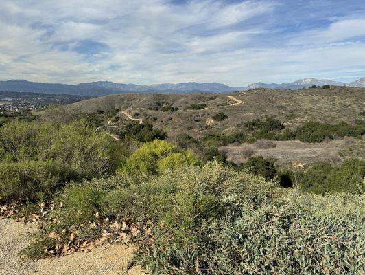 The terrain in a grand view