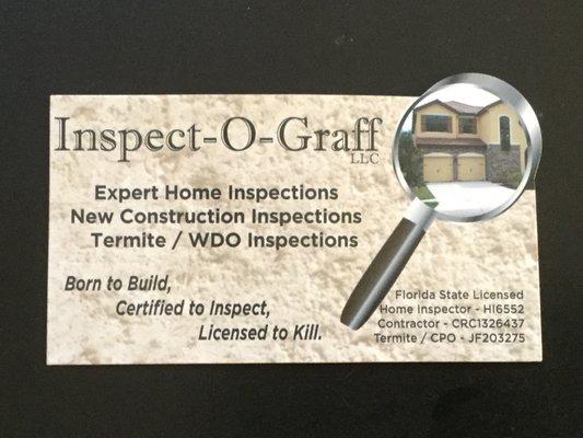 Inspect-O-Graff Business card