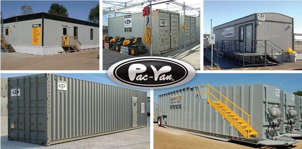 Portable buildings & storage products by Pac-Van including steel storage containers, frac tanks, modular bldgs & mobile offices