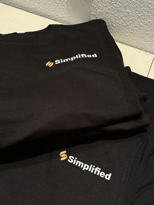 Company T-shirts printed for a client