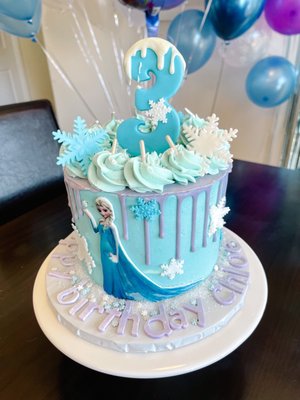 Frozen Elsa Cake