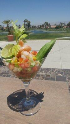 Shrimp ceviche with mango... Yuuum!!!