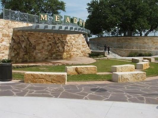 Stage from the playground area