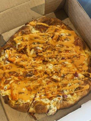 Buffalo chicken pizza