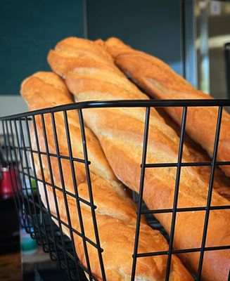 Sea Salt Baguette Loaves