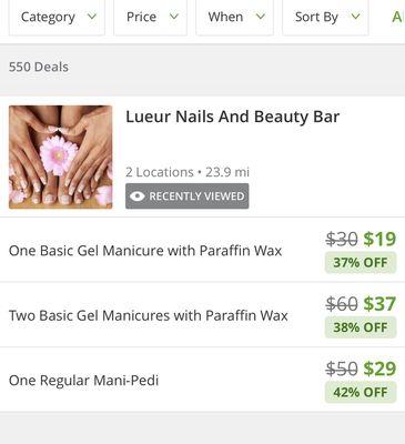 We are now live on Groupon! Valid at both locations