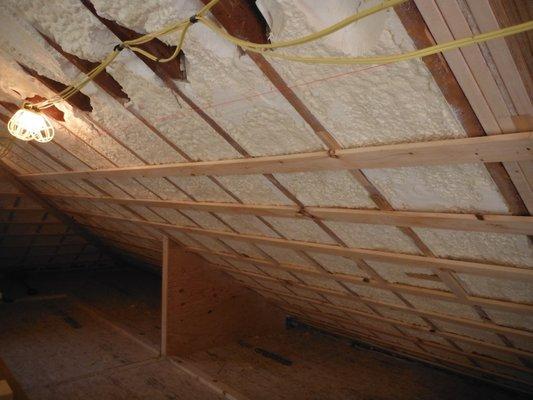 Closed Cell foam in attic