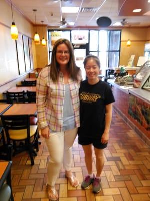 Heidi, the new owner of this Subway is a delightful person and she has really made a difference after taking over this location.