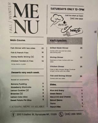 Menu.