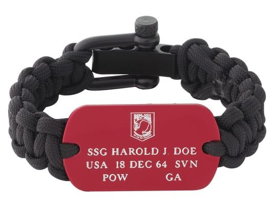 Vietnam War POW Paracord Bracelet