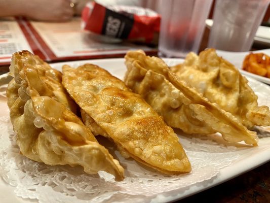 Fried pork dumplings