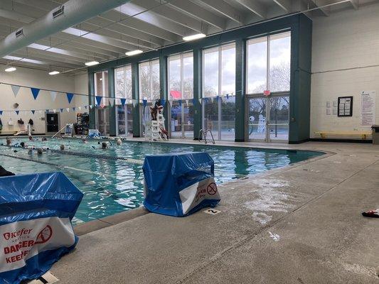 Indoor pool area