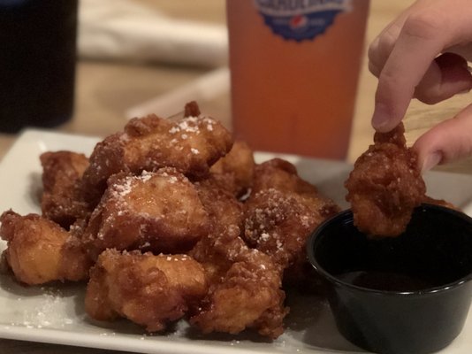 Chicken & waffle bites