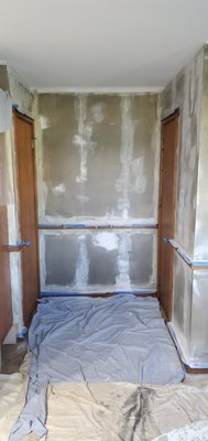 Removal of wallpaper & prep for painting