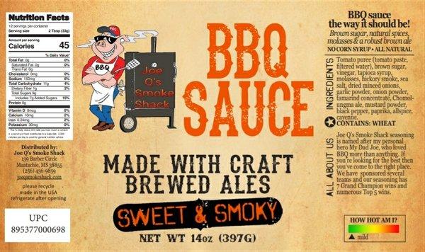 Our award winning BBQ Sauce