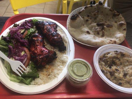 2. Tandoori Chicken and 1. Indian Mashed Potato  #delicious #sogood