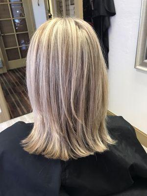 Full head 2 color highlight!