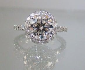 Halo Engagement Ring