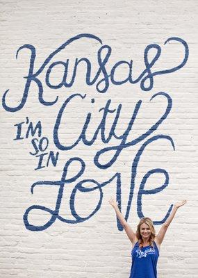 Jana DeLong showing a little Kansas City Love!