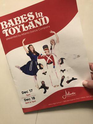 Babes in Toyland is our December performance