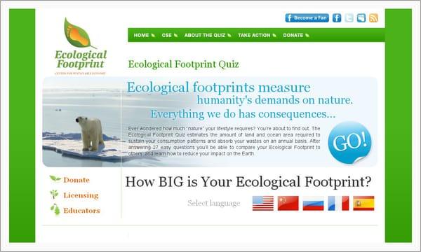 http://www.myfootprint.org - Environmental Footprint Calculator, multilingual