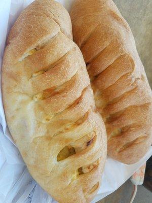 bread with cream cheese and jalapenos! best bread ever!!