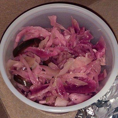 Pickled-Chili Cabbage Slaw