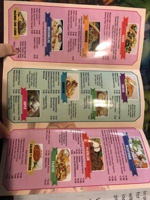 Menu 2/2