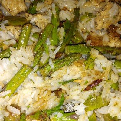 Grilled Chicken & Asparagus