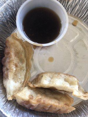 Fried dumplings- half were eaten on the spot by the kids before I could take a photo!