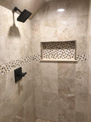 Custom showers and tile