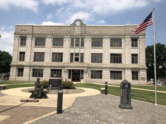 Chickasaw County Iowa Courthouse on 9 Jul 2019