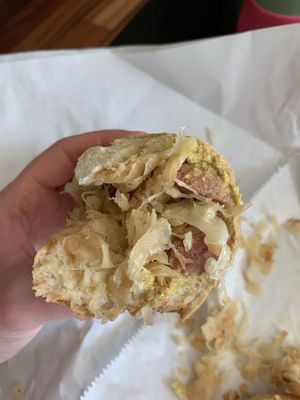 Sauerkraut Hotdog