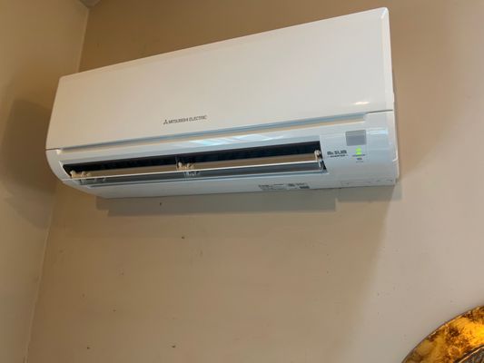 Cleaned ductless unit