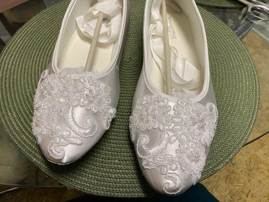 Wedding Lace Ballet Shoes