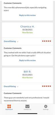 Reviews from THUMBTACK & UHAUL