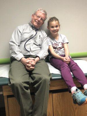 Dr Jim with my daughter