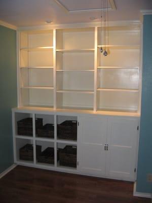 Custom built-in cabinetry