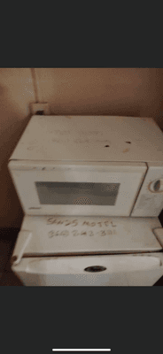 Writing on the microwave