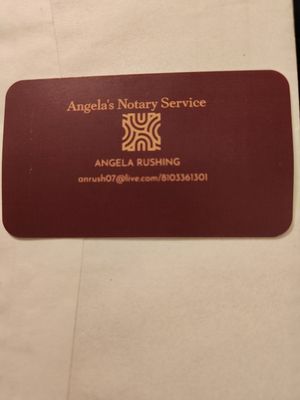 Angela's Notary Service