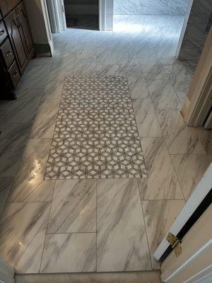 Floor marble mat