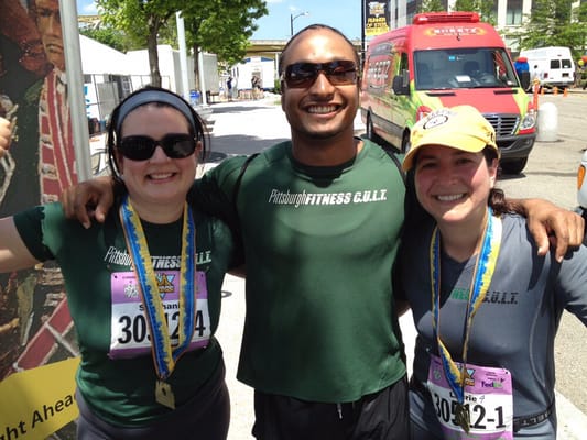 2 of 5 PFC Bootcamp members just completed Pittsburgh marathon relay.  Awesome job ladies!