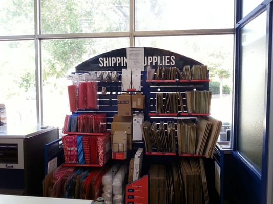 Purchase your packing materials here in the customer service center.