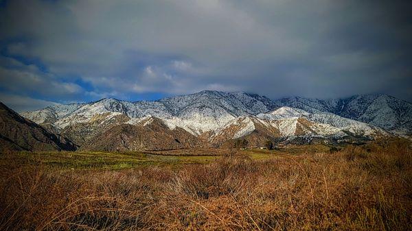 El Dorado Ranch Park,Yucaipa,California is beautiful throughout the year-especially after a clearing winter storm! A must see!