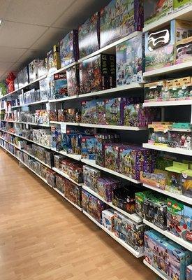 A view inside of Busy Bee Toys.