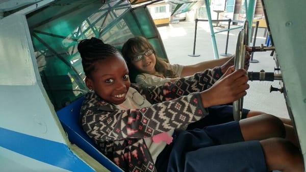 Summer School field trip to College Park Aviation.